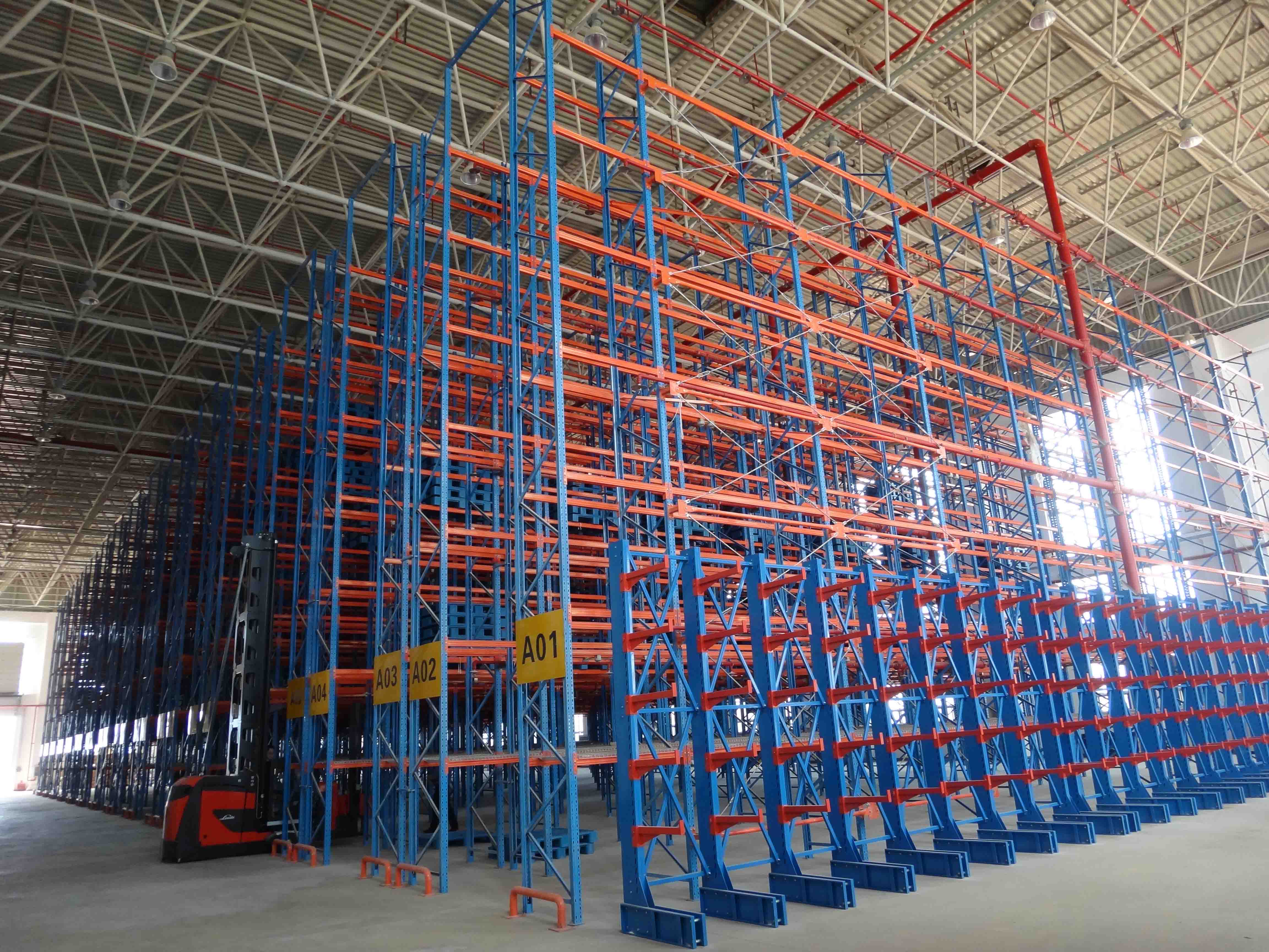 开封冷库贯通货架